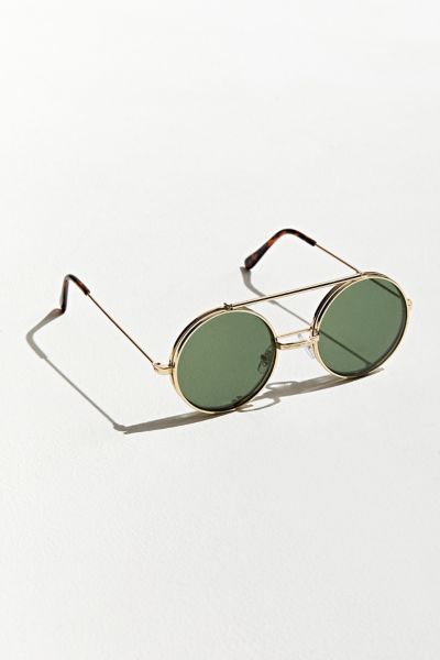 round flip sunglasses