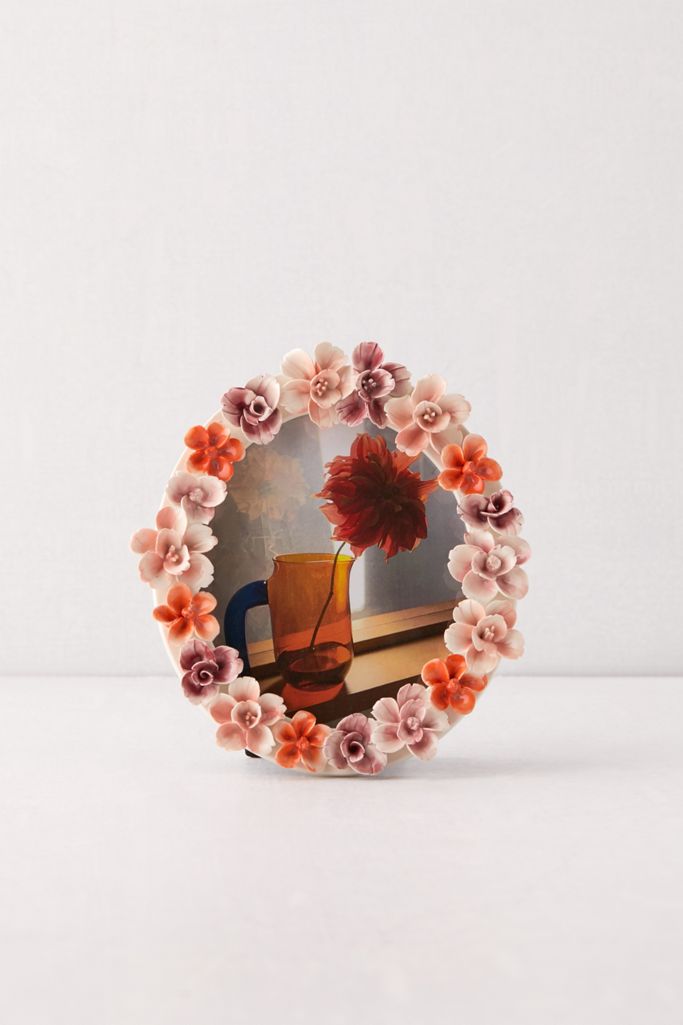 Floral Ceramic 4x6 Picture Frame Urban Outfitters
