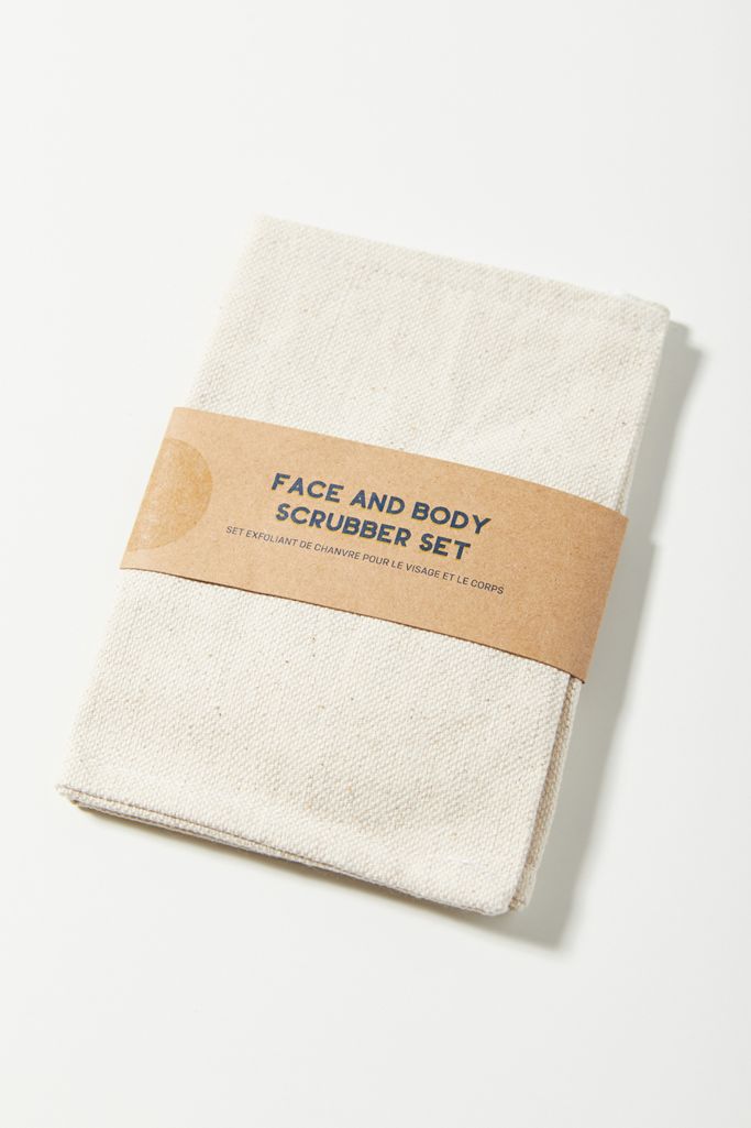 Hemp Face And Body Scrubber Set Urban Outfitters Canada