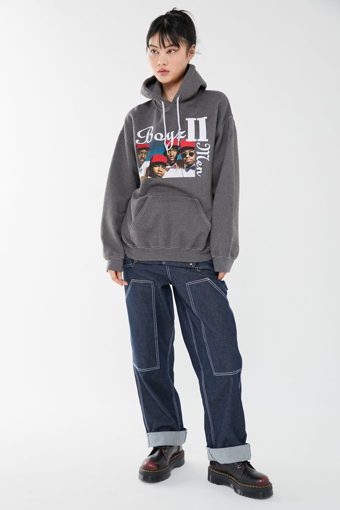Boyz Ii Men Overdyed Hoodie Sweatshirt Urban Outfitters