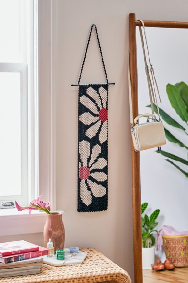 Daisy Beaded Wall Hanging Urban Outfitters Canada