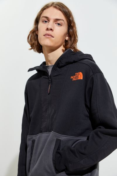 north face half zip hoodie