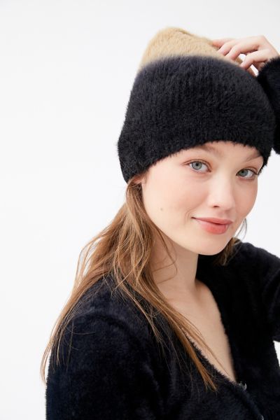 Ombré Fuzzy Furry Beanie | Urban Outfitters