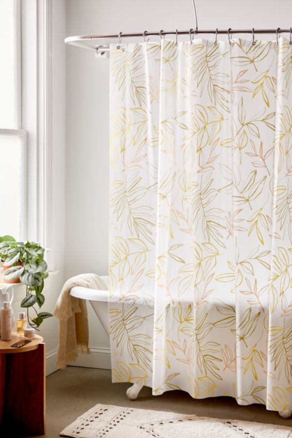 Kelly Leaves Peva Shower Curtain Urban Outfitters