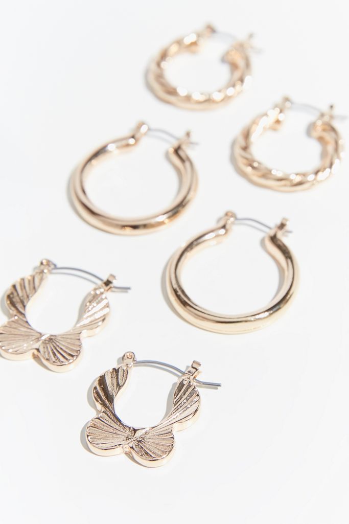 Melany Hoop Earring Set | Urban Outfitters Canada