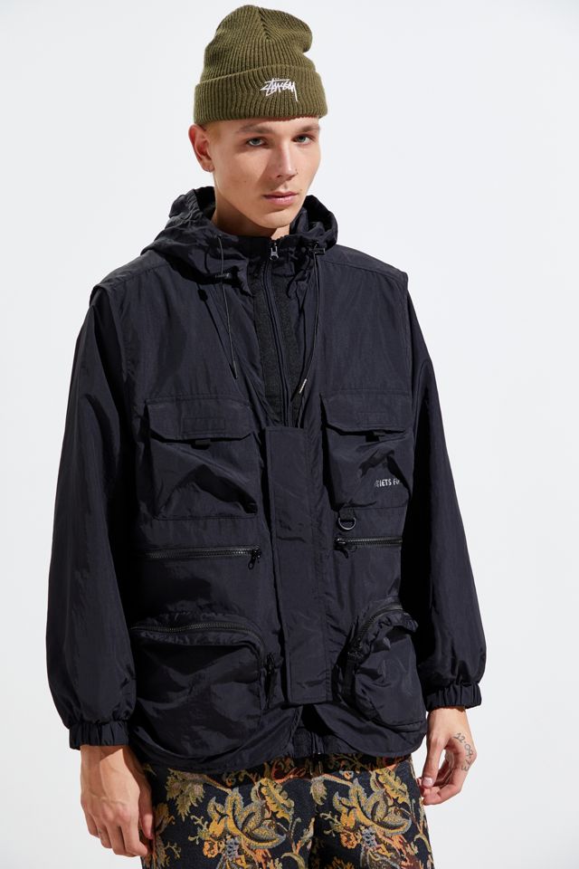 iets frans… Nylon Detachable Vest Jacket | Urban Outfitters