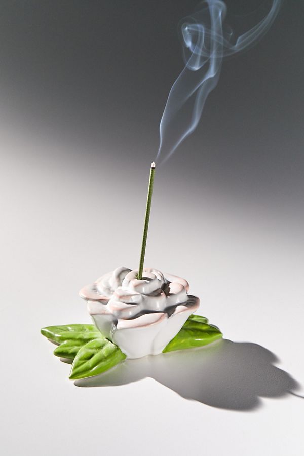 Slide View: 1: Rose Incense Holder