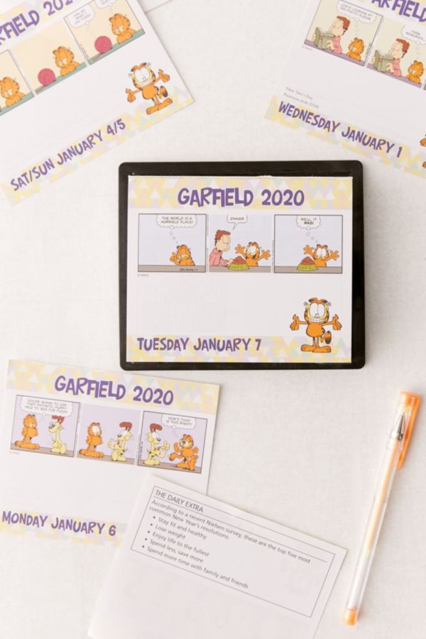 2020 Garfield 365 Day Desk Calendar Urban Outfitters Canada