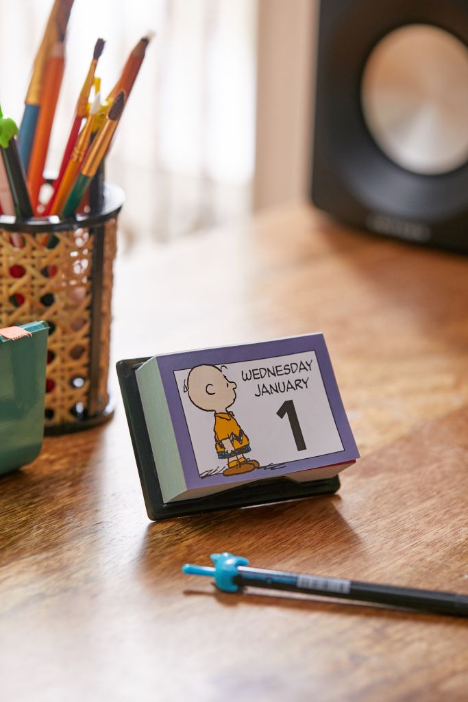 2020 Peanuts Mini 365Day Desk Calendar Urban Outfitters