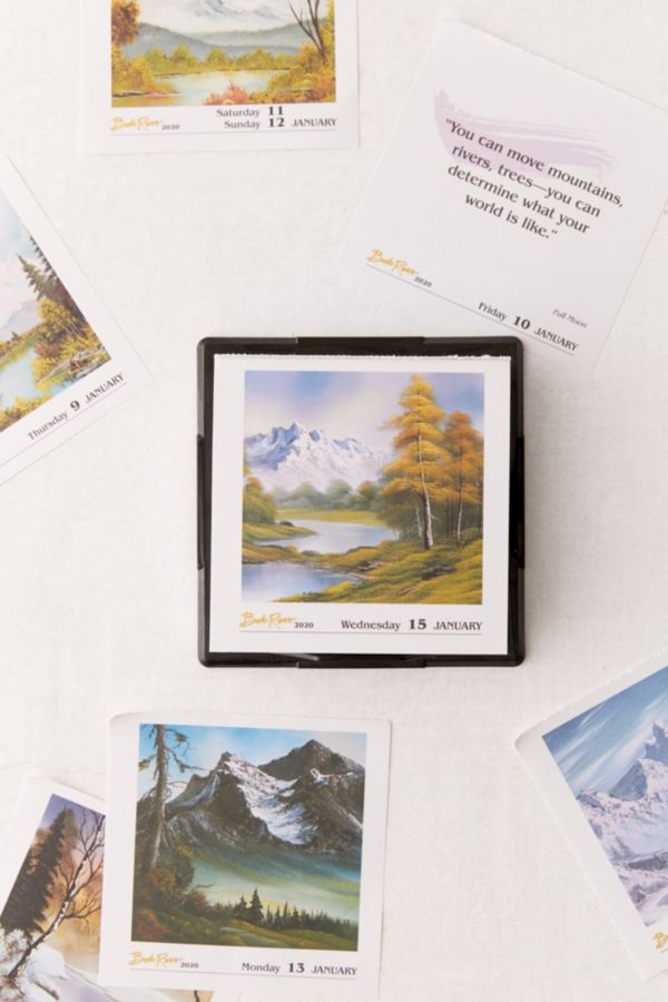 2020 Bob Ross 365Day Desk Calendar Urban Outfitters Canada