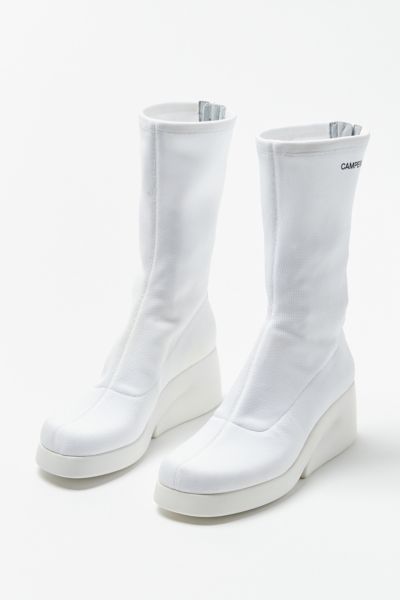 camper white boots