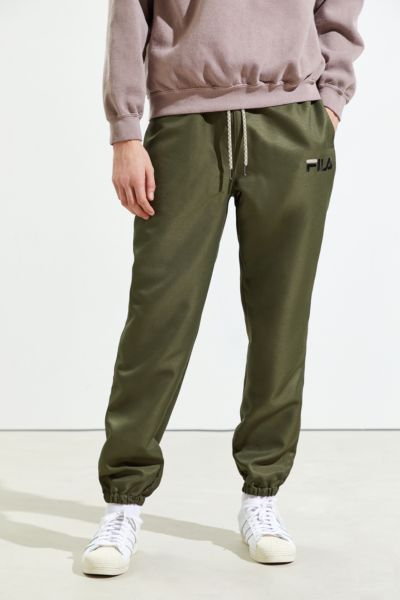 fila button down pants