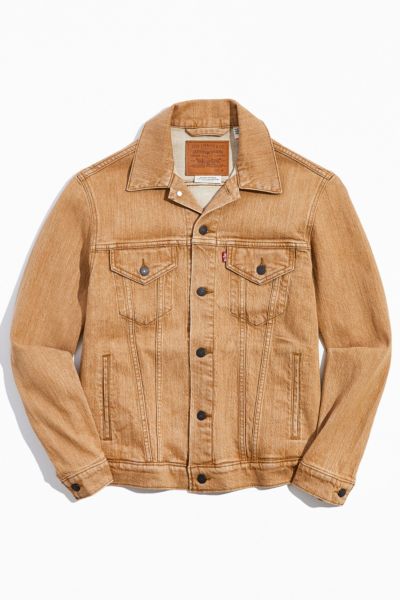 levi's sherpa trucker jacket brown