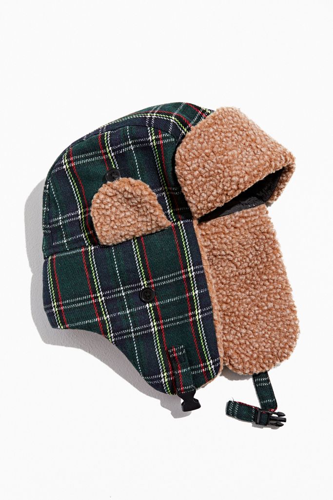 UO Plaid Trapper Hat Urban Outfitters Canada