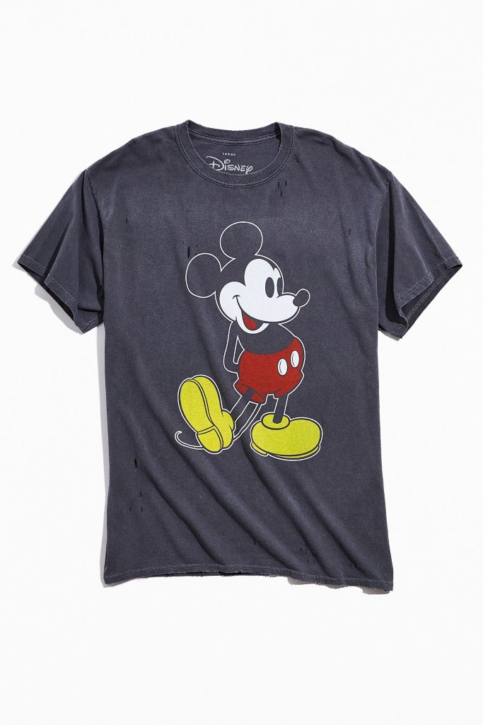 Mickey Mouse Distressed Tee | Urban Outfitters Canada