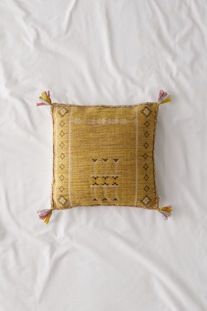 Hannah Embroidered Throw Pillow Urban Outfitters
