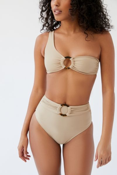 slightly high waisted bikini bottoms