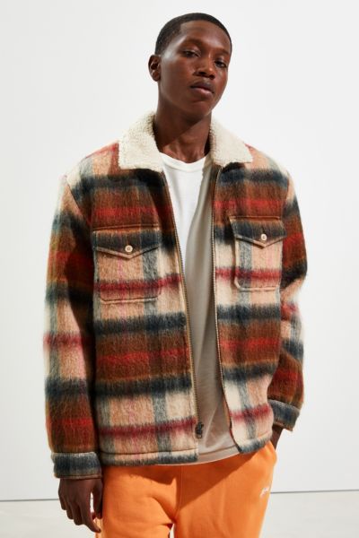 levi's plaid coat