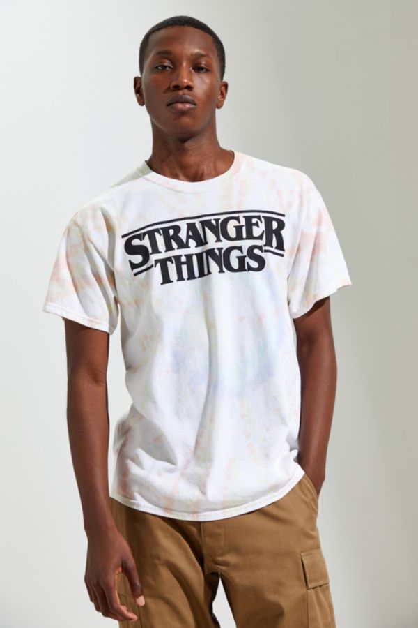 stranger things t shirt tie dye
