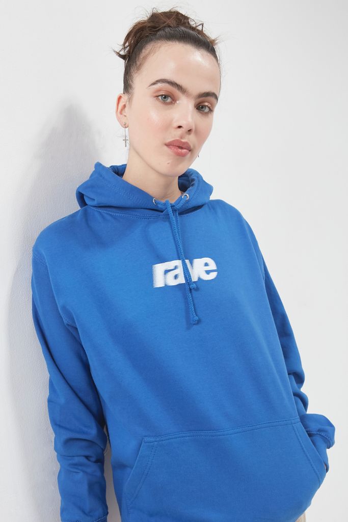 Rave Skateboards Blurry Logo Hoodie Sweatshirt | Urban Outfitters