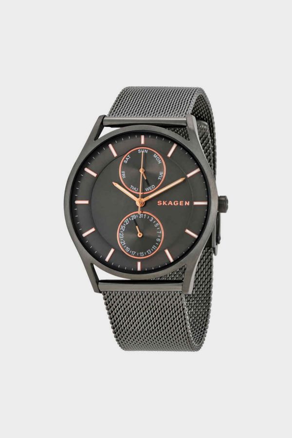 Slide View: 1: Skagen Holst Multi-Function Grey Dial Watch SKW6180