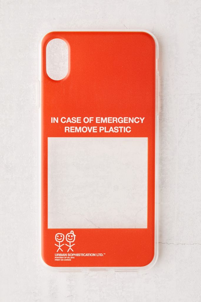 Urban Sophistication In Case Of Emergency iPhone Case Urban Outfitters