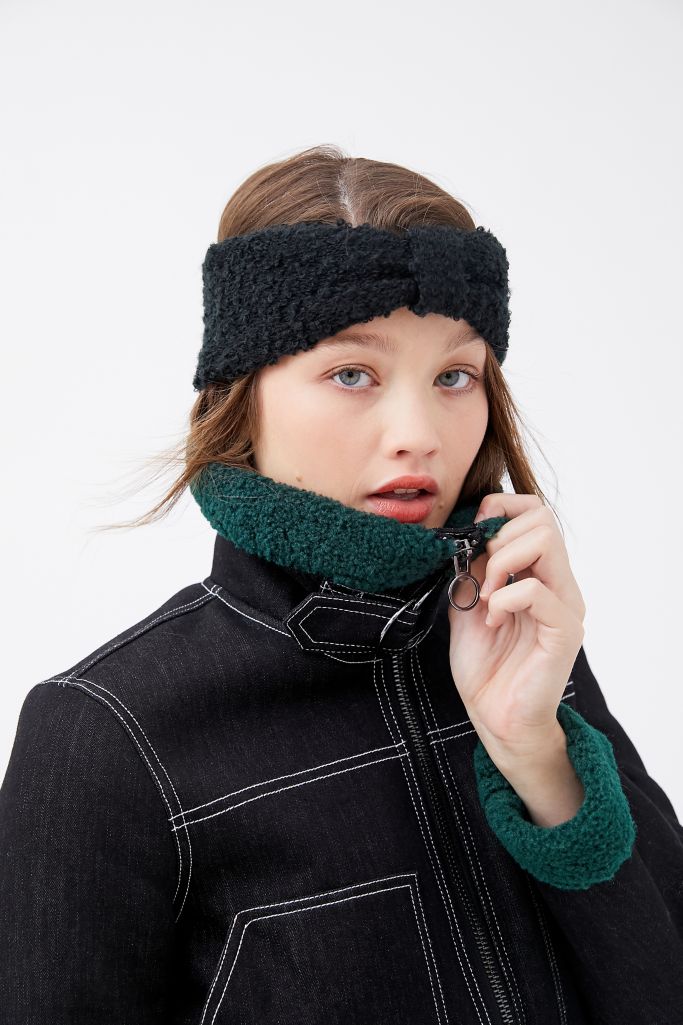 Boucle Knit Ear Warmer Headband | Urban Outfitters