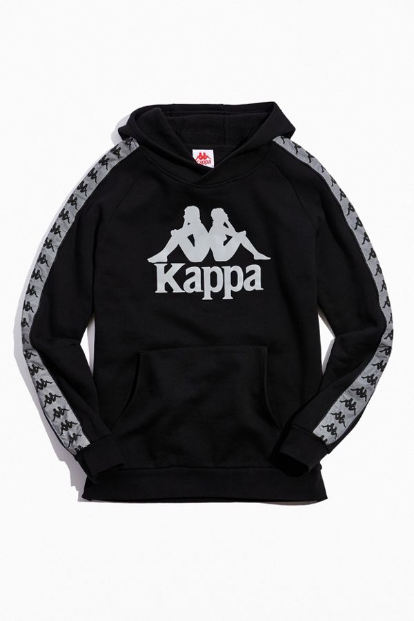 Kappa 222 Banda Deniss Reflective Hoodie Sweatshirt | Urban Outfitters