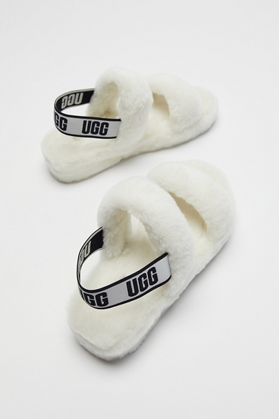 ugg slides white