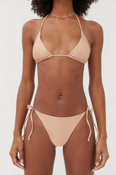 copper metallic swimsuit