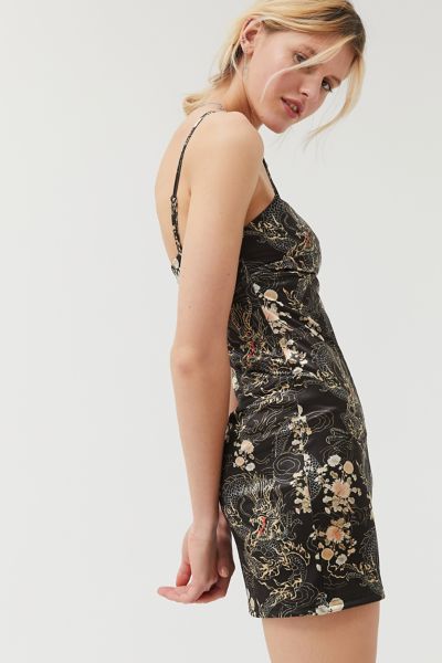 uo cole sateen mini dress