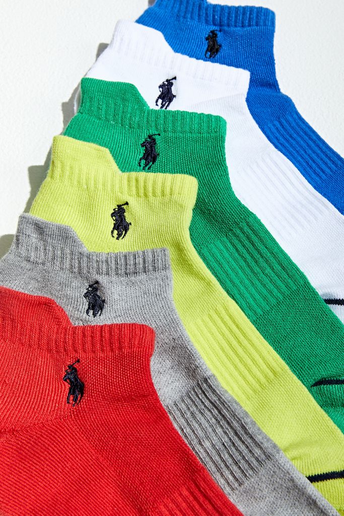 Polo Ralph Lauren Colorful LowCut Sock 6Pack Urban Outfitters