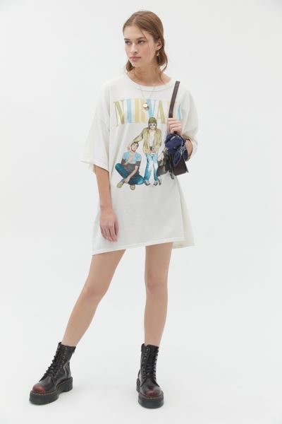 nirvana unplugged t shirt dress