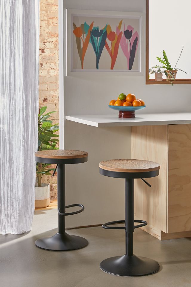 Dakota Adjustable Stool Set Of 2 Urban Outfitters