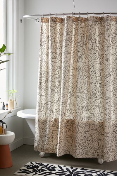 printed shower curtains