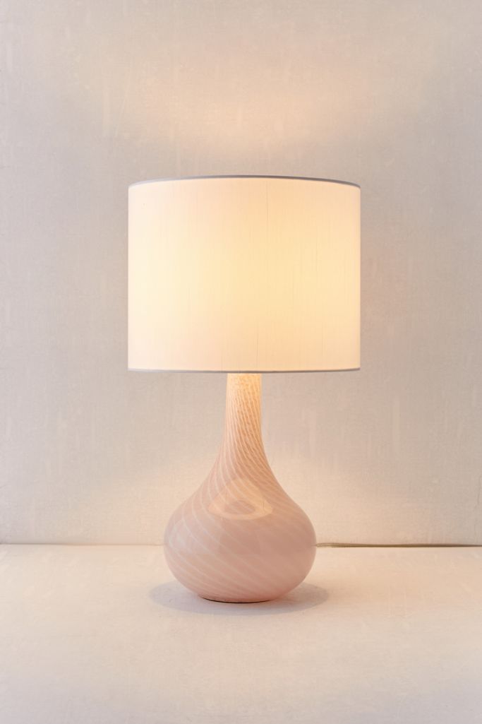 Celine Swirled Glass Table Lamp Urban Outfitters Canada