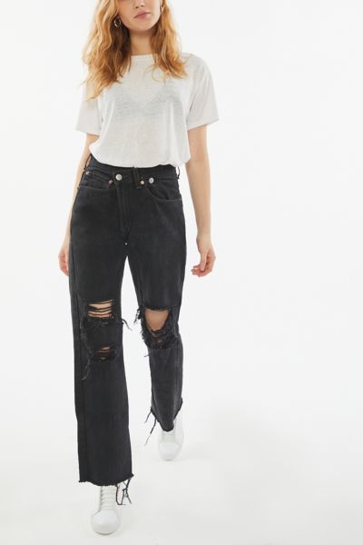 vintage levi's ripped jeans