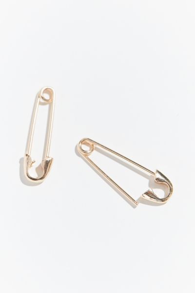 safety pin earrings