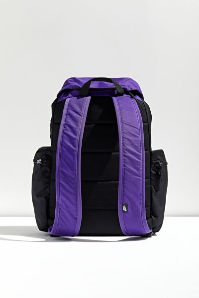 purple hiking backpack