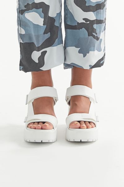 vagabond dioon webbing platform sandal