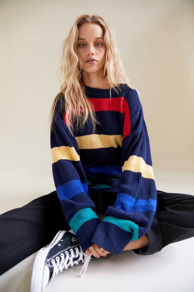 Urban Renewal Vintage Oversized Stripe Sweater | Urban Outfitters