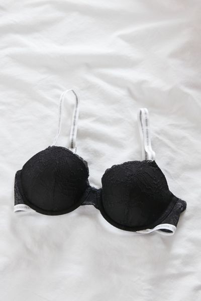 calvin klein black lace bra