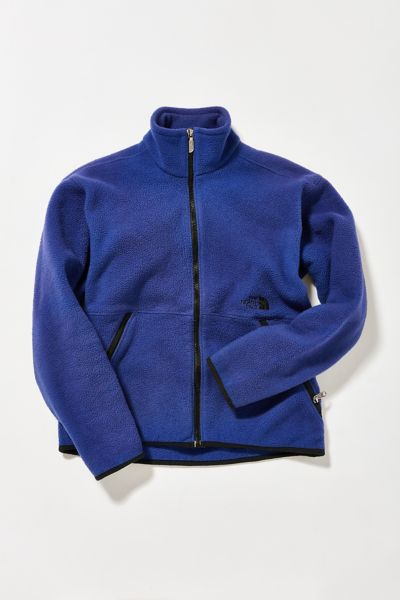 Vintage The North Face Royal Blue Classic Fleece Jacket Urban Outfitters