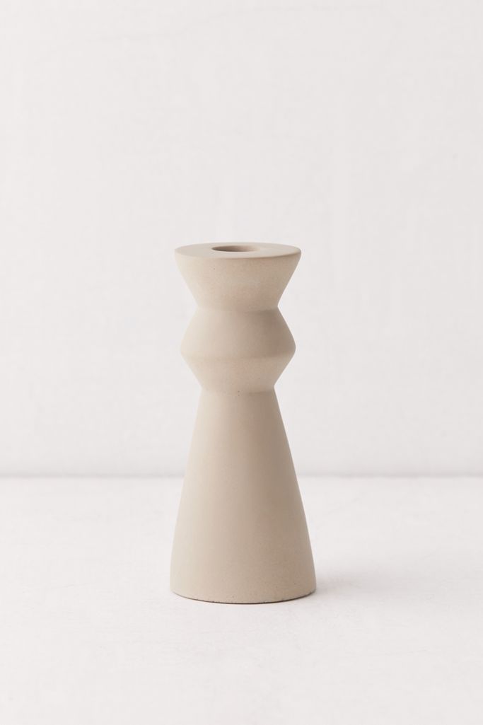Cement Taper Candle Holder Urban Outfitters