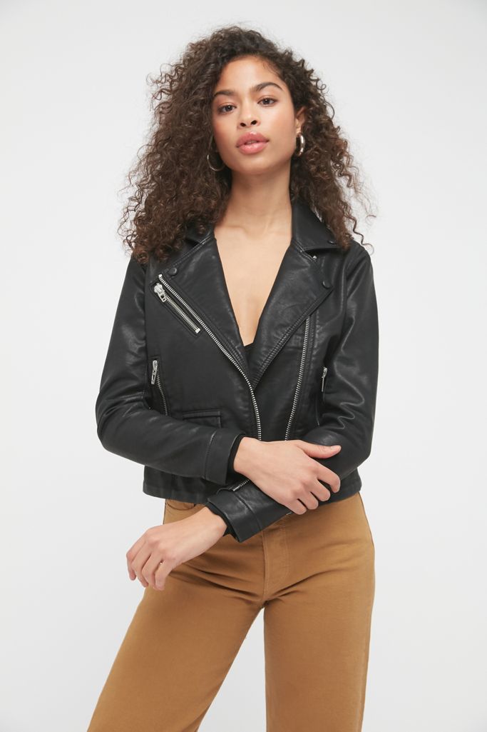 BLANKNYC Vegan Leather Moto Jacket | Urban Outfitters