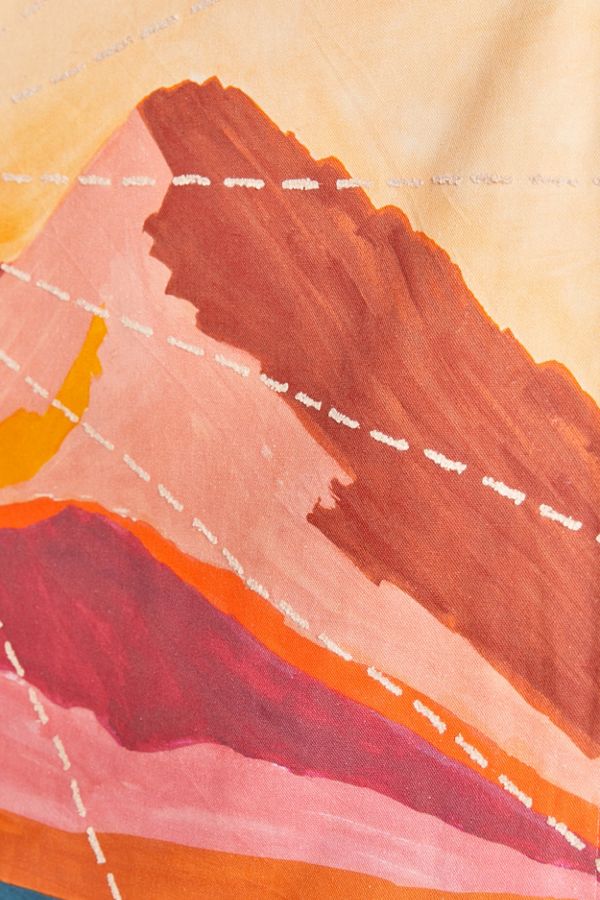 Embroidered Mountains Tapestry Urban Outfitters