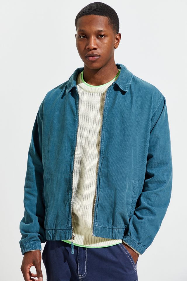 UO Corduroy Harrington Zip-Up Jacket | Urban Outfitters