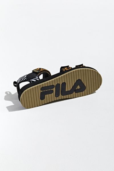 fila drifter animal print sandal
