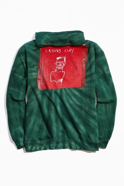 clay green hoodie