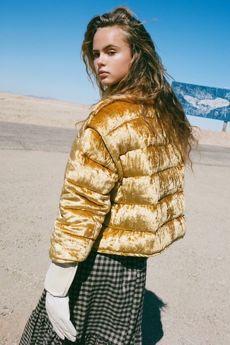 gold Women's Coats + Jackets: Puffer, Overcoats, Teddy + gold Women's Coats + Jackets: Puffer, Overcoats, Teddy +